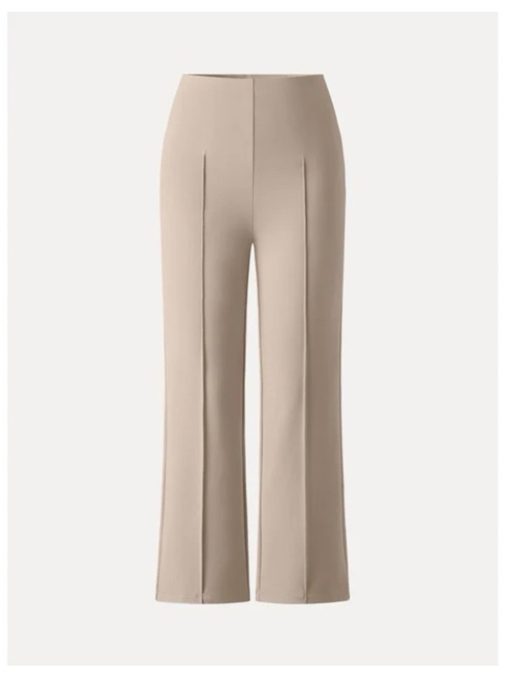 OGL PETITE FLAT FRONT CROPPED KHAKI NWT